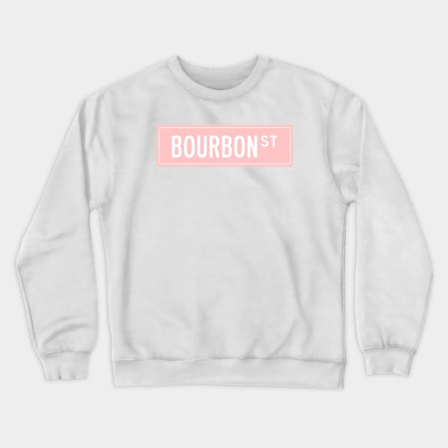 Bourbon st pink Crewneck Sweatshirt by annacush